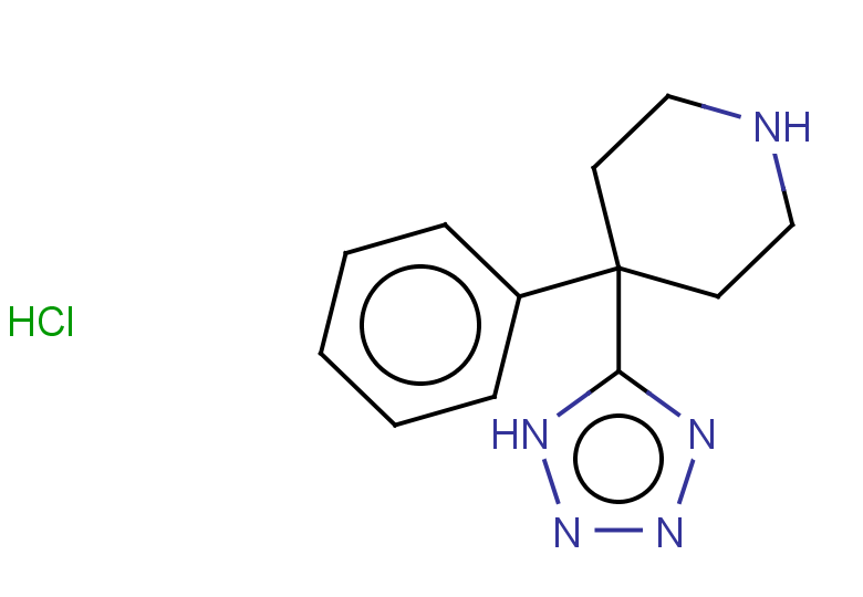 4-phenyl-4-(1H-1,2,3,4-tetrazol-5-yl)piperidine hydrochloride
