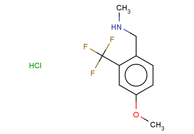 {[4-methoxy-2-(trifluoromethyl)phenyl]methyl}(methyl)amine hydrochloride