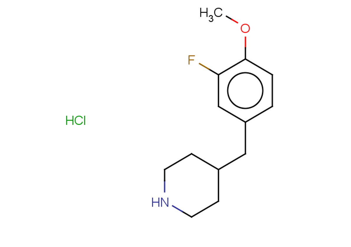 4-[(3-fluoro-4-methoxyphenyl)methyl]piperidine hydrochloride
