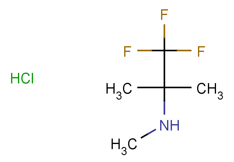 methyl(1,1,1-trifluoro-2-methylpropan-2-yl)amine hydrochloride