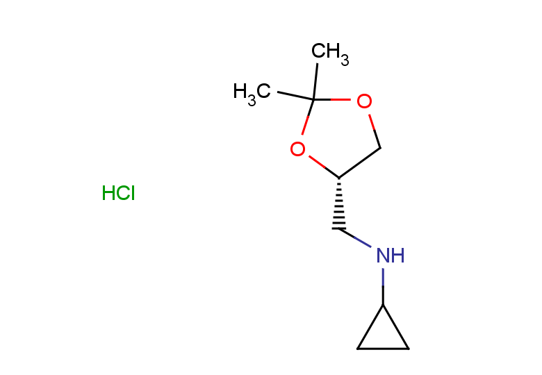N-{[(4S)-2,2-dimethyl-1,3-dioxolan-4-yl]methyl}cyclopropanamine hydrochloride