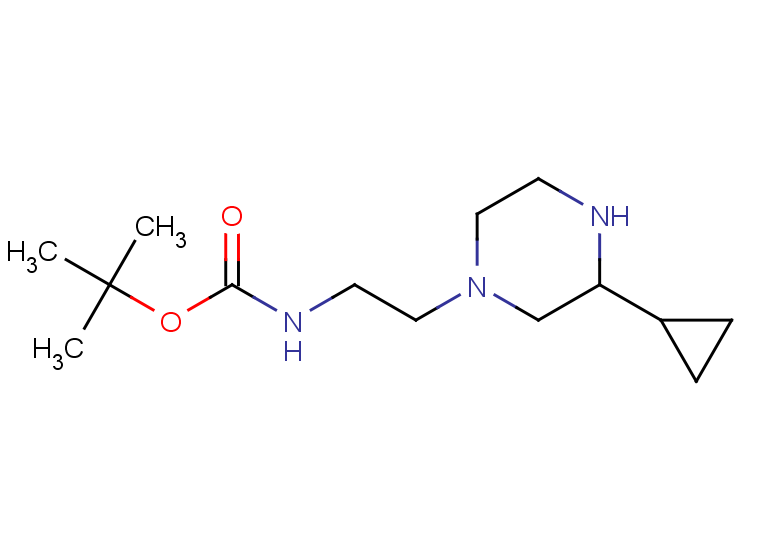 tert-butyl N-[2-(3-cyclopropylpiperazin-1-yl)ethyl]carbamate
