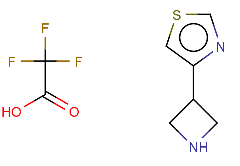 2,2,2-trifluoroacetic acid; 4-(azetidin-3-yl)-1,3-thiazole