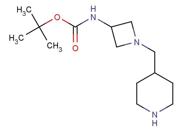 tert-butyl N-[1-(piperidin-4-ylmethyl)azetidin-3-yl]carbamate