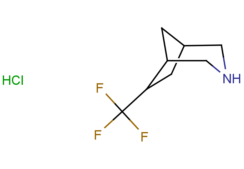 6-(trifluoromethyl)-3-azabicyclo[3.2.1]octane hydrochloride