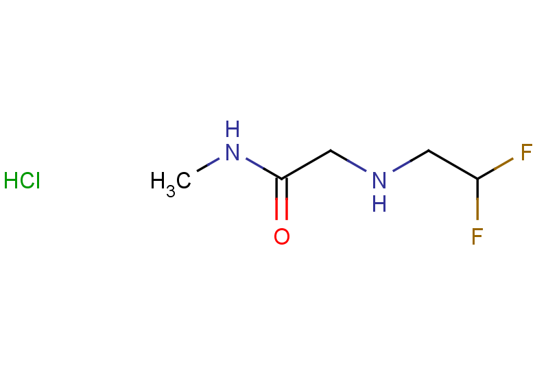 2-[(2,2-difluoroethyl)amino]-N-methylacetamide hydrochloride