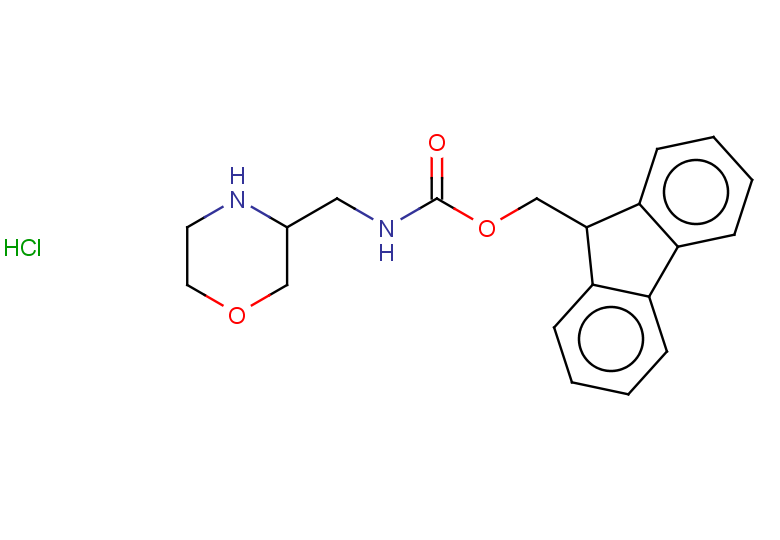 9H-fluoren-9-ylmethyl N-(morpholin-3-ylmethyl)carbamate hydrochloride