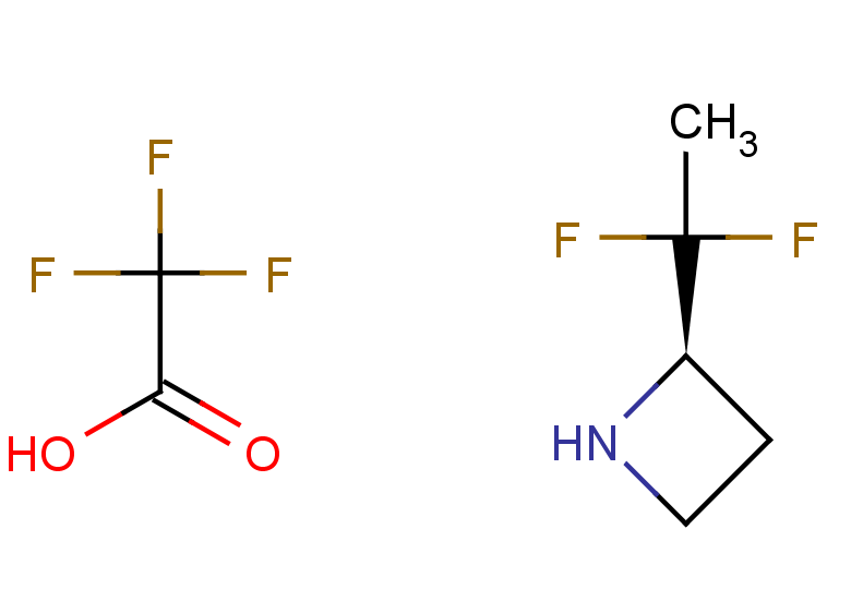 (2R)-2-(1,1-difluoroethyl)azetidine; 2,2,2-trifluoroacetic acid