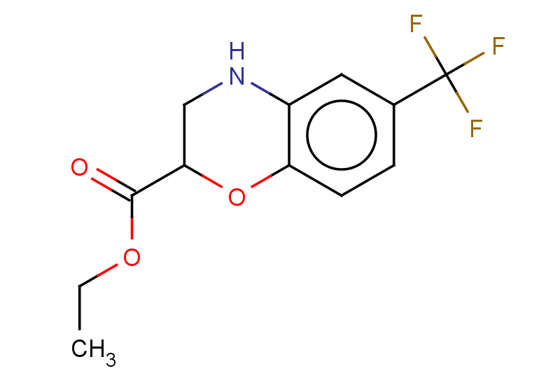 ethyl 6-(trifluoromethyl)-3,4-dihydro-2H-1,4-benzoxazine-2-carboxylate