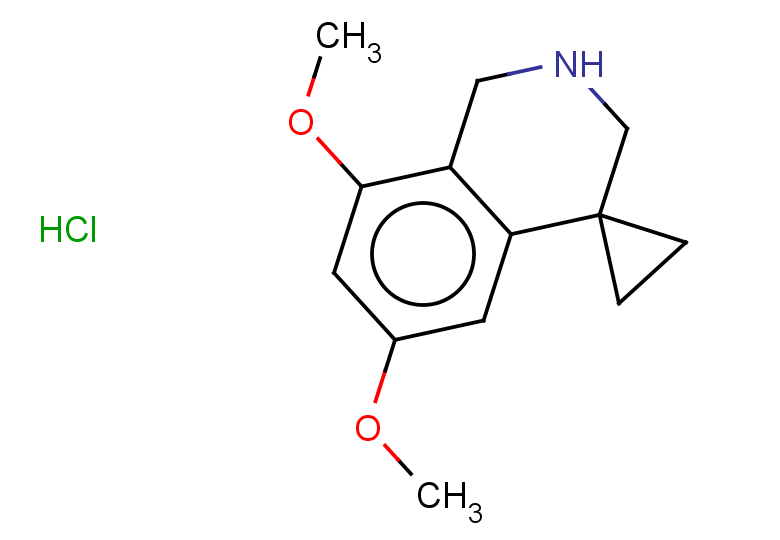 6',8'-dimethoxy-2',3'-dihydro-1'H-spiro[cyclopropane-1,4'-isoquinoline] hydrochloride