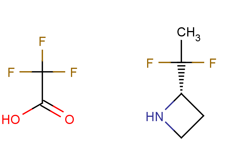 (2S)-2-(1,1-difluoroethyl)azetidine; 2,2,2-trifluoroacetic acid