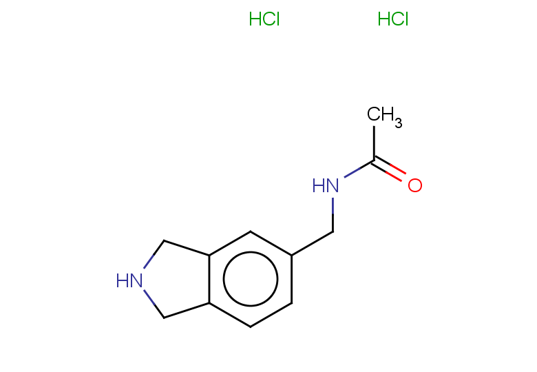 N-(2,3-dihydro-1H-isoindol-5-ylmethyl)acetamide dihydrochloride