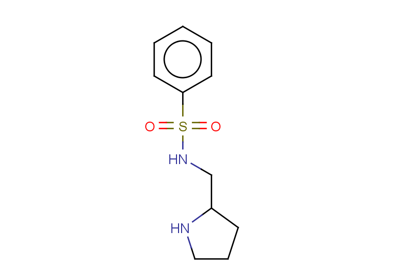 N-(pyrrolidin-2-ylmethyl)benzenesulfonamide