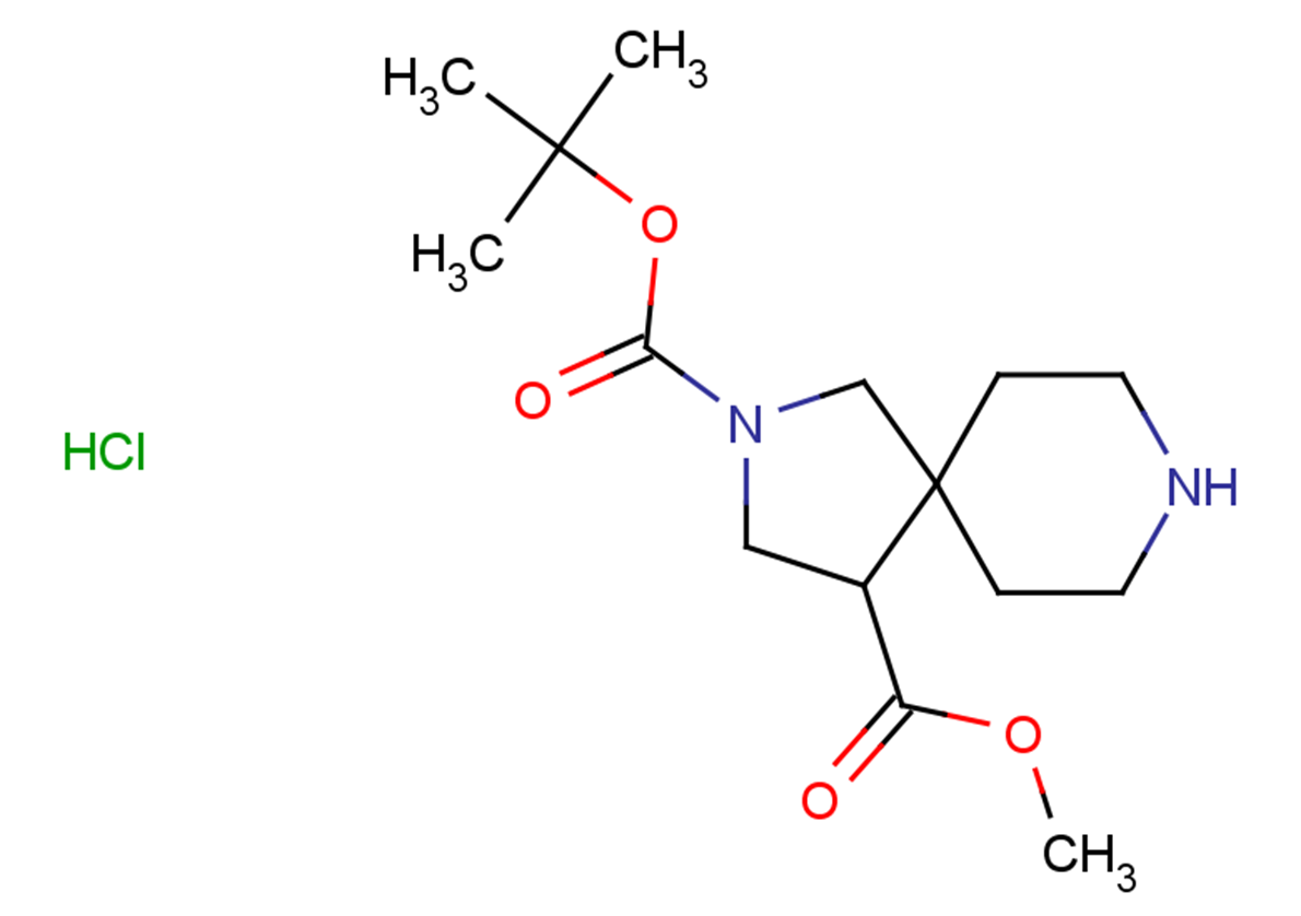2-tert-butyl 4-methyl 2,8-diazaspiro[4.5]decane-2,4-dicarboxylate hydrochloride