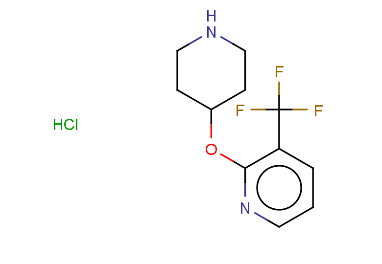 2-(piperidin-4-yloxy)-3-(trifluoromethyl)pyridine hydrochloride