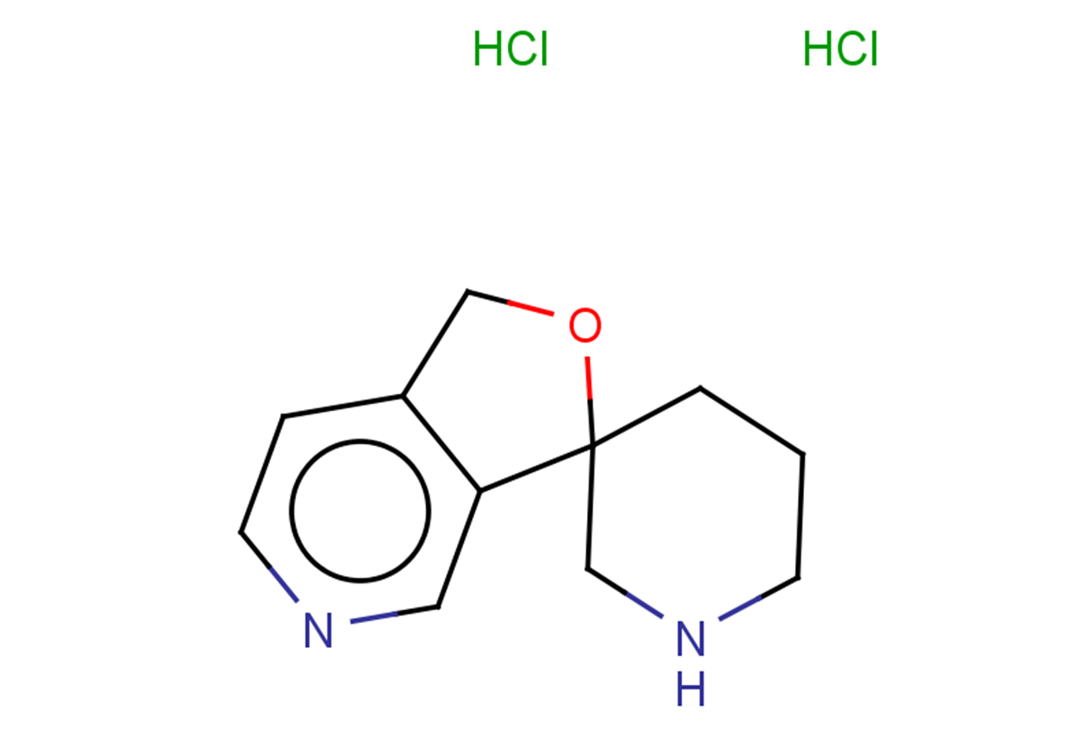 3H-spiro[furo[3,4-c]pyridine-1,3'-piperidine] dihydrochloride