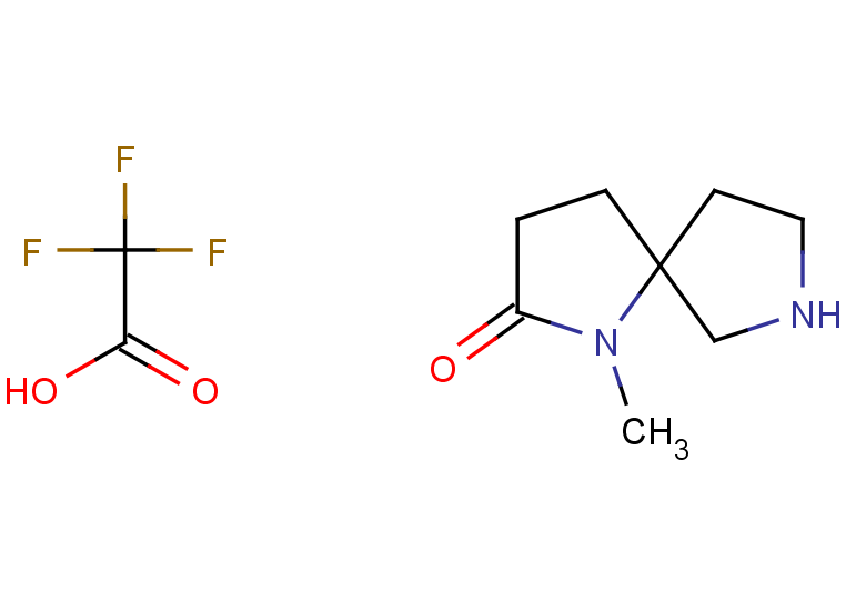 1-methyl-1,7-diazaspiro[4.4]nonan-2-one; 2,2,2-trifluoroacetic acid