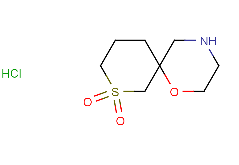 1-oxa-8$l^{6}-thia-4-azaspiro[5.5]undecane-8,8-dione hydrochloride