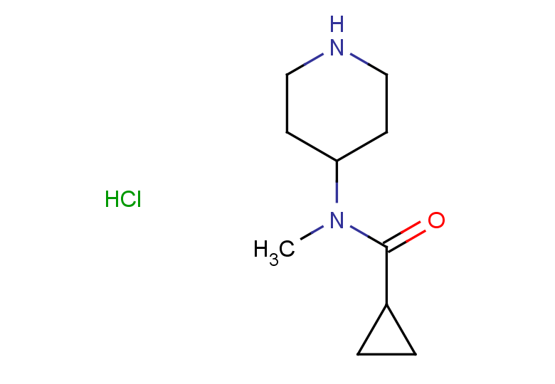 N-methyl-N-(piperidin-4-yl)cyclopropanecarboxamide hydrochloride
