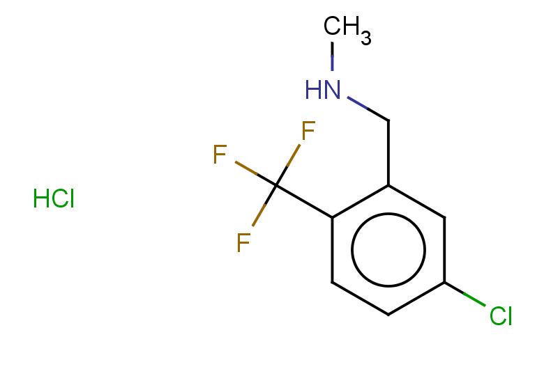 {[5-chloro-2-(trifluoromethyl)phenyl]methyl}(methyl)amine hydrochloride