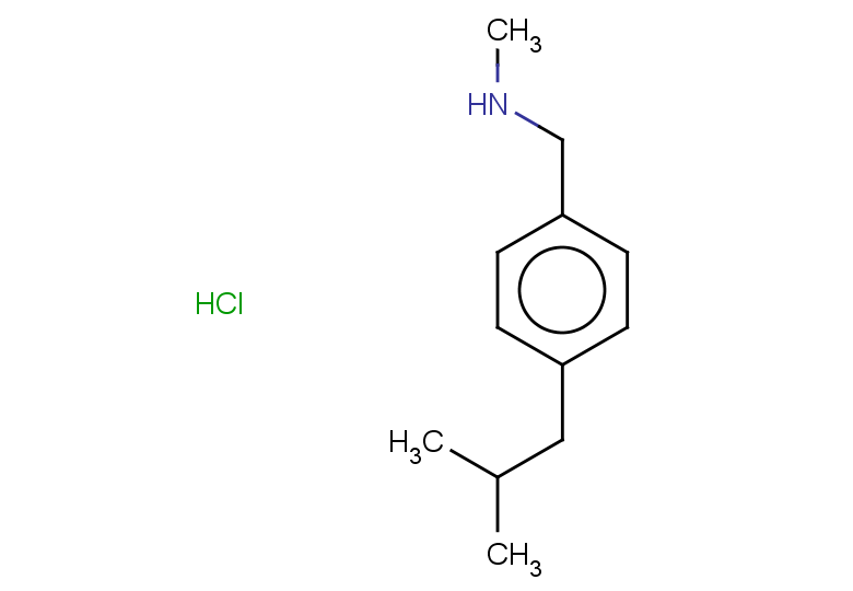 methyl({[4-(2-methylpropyl)phenyl]methyl})amine hydrochloride