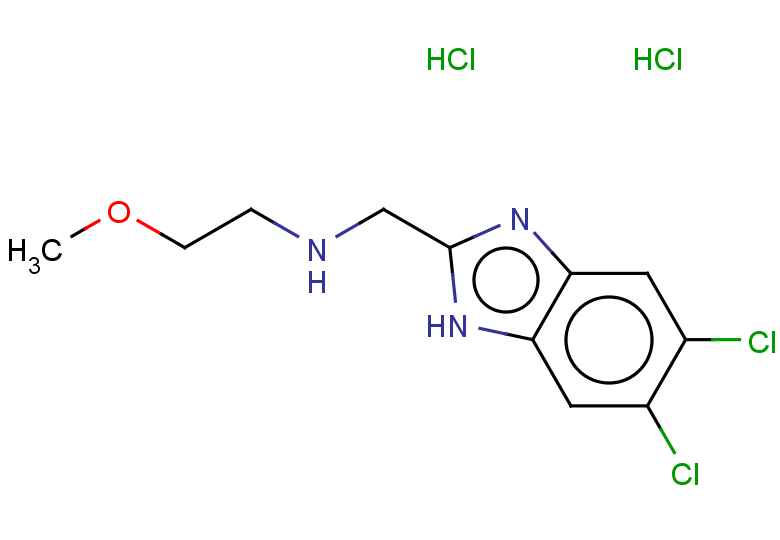 [(5,6-dichloro-1H-1,3-benzodiazol-2-yl)methyl](2-methoxyethyl)amine dihydrochloride