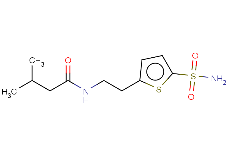 3-methyl-N-[2-(5-sulfamoylthiophen-2-yl)ethyl]butanamide