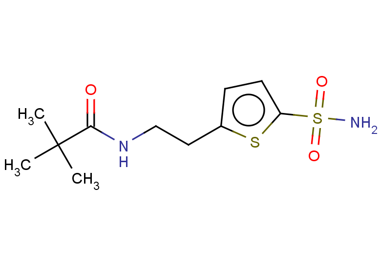 2,2-dimethyl-N-[2-(5-sulfamoylthiophen-2-yl)ethyl]propanamide