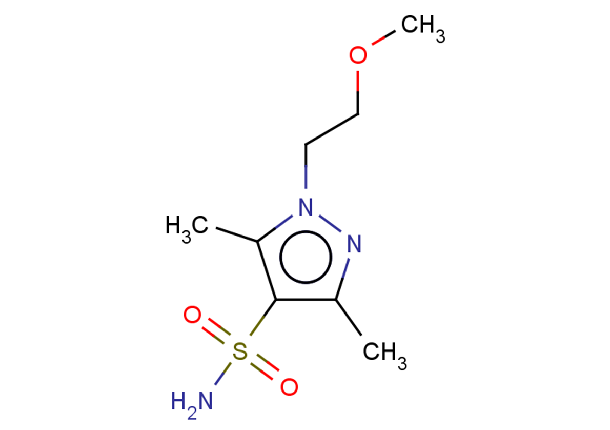 1-(2-methoxyethyl)-3,5-dimethyl-1H-pyrazole-4-sulfonamide
