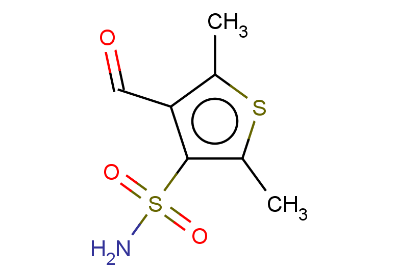 4-formyl-2,5-dimethylthiophene-3-sulfonamide