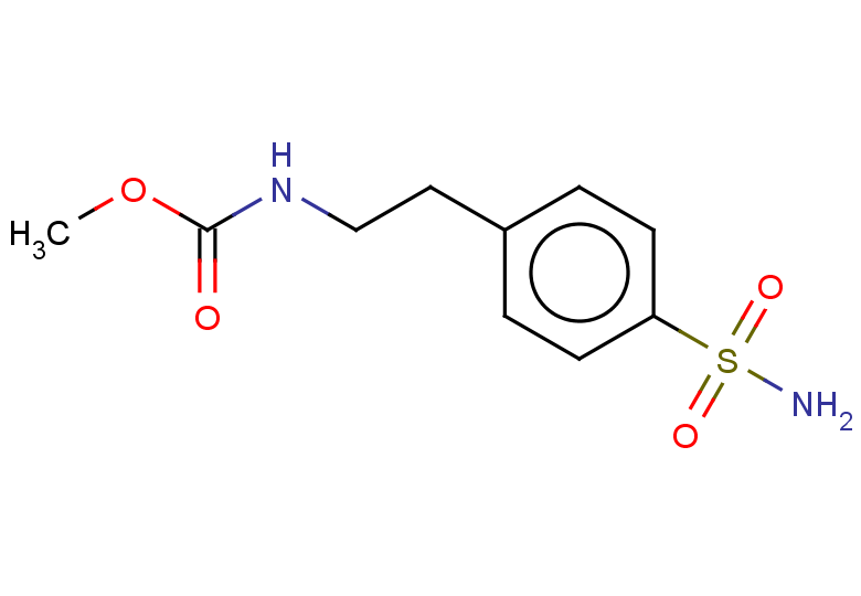 methyl N-[2-(4-sulfamoylphenyl)ethyl]carbamate