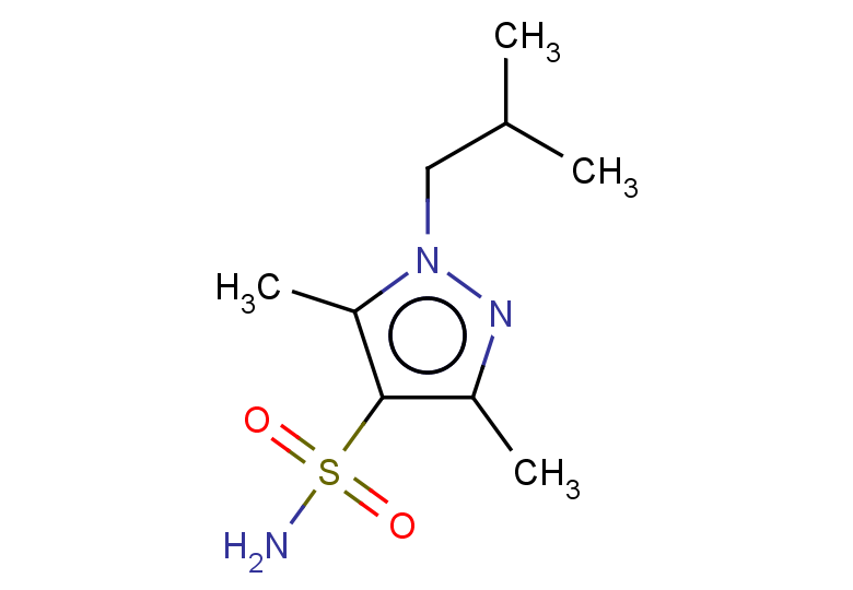 3,5-dimethyl-1-(2-methylpropyl)-1H-pyrazole-4-sulfonamide