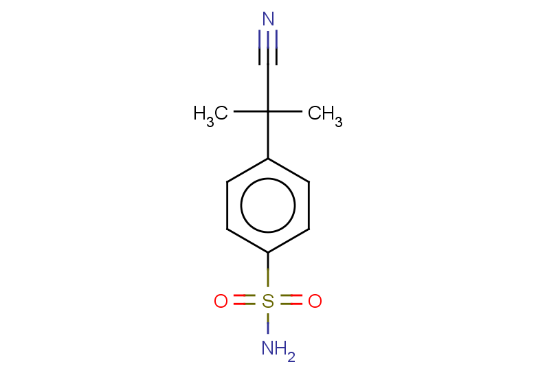 4-(1-cyano-1-methylethyl)benzene-1-sulfonamide