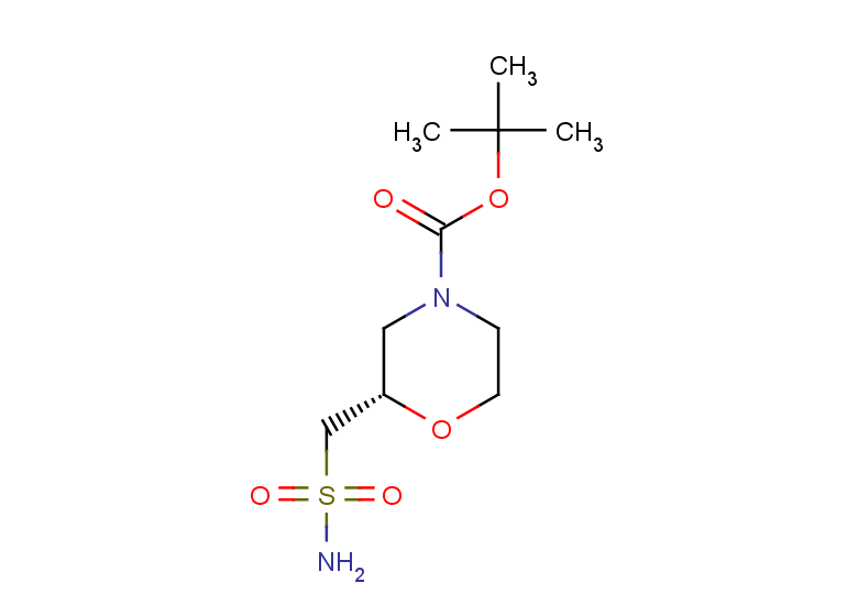 tert-butyl (2S)-2-(sulfamoylmethyl)morpholine-4-carboxylate