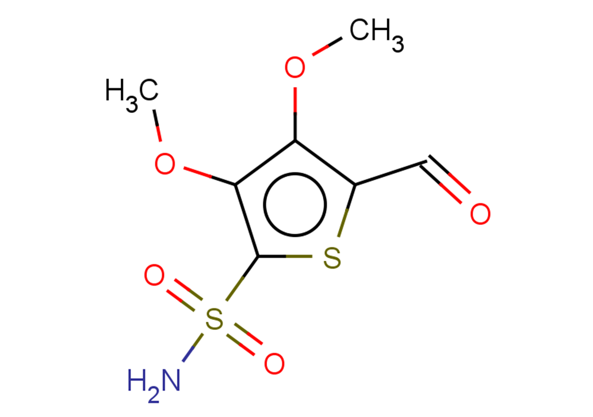 5-formyl-3,4-dimethoxythiophene-2-sulfonamide