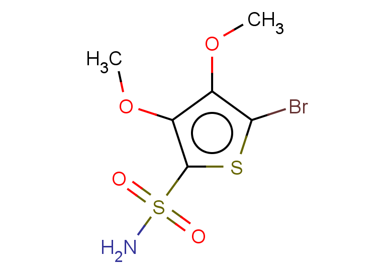 5-bromo-3,4-dimethoxythiophene-2-sulfonamide