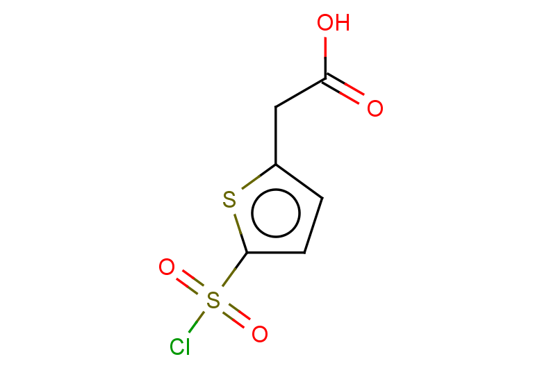 2-[5-(chlorosulfonyl)thiophen-2-yl]acetic acid