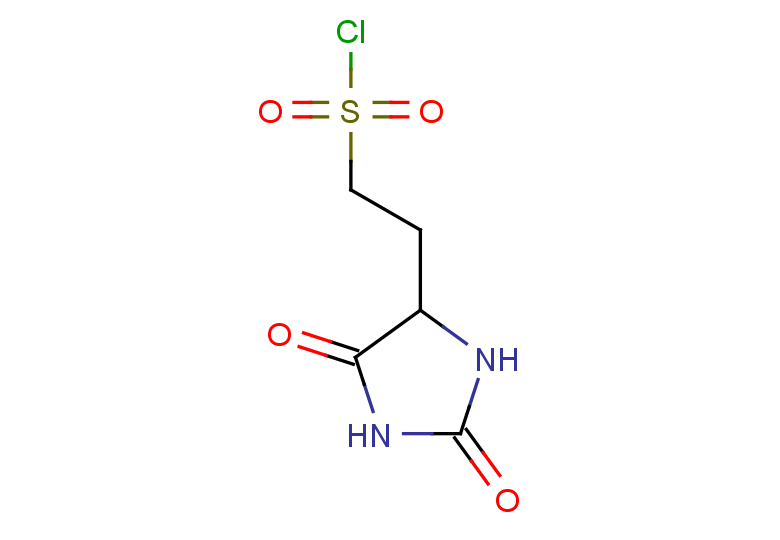 2-(2,5-dioxoimidazolidin-4-yl)ethane-1-sulfonyl chloride