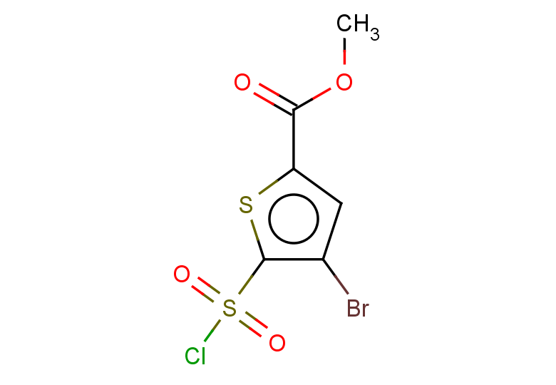 methyl 4-bromo-5-(chlorosulfonyl)thiophene-2-carboxylate