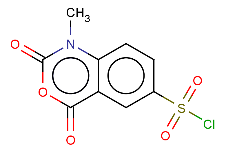 1-methyl-2,4-dioxo-2,4-dihydro-1H-3,1-benzoxazine-6-sulfonyl chloride