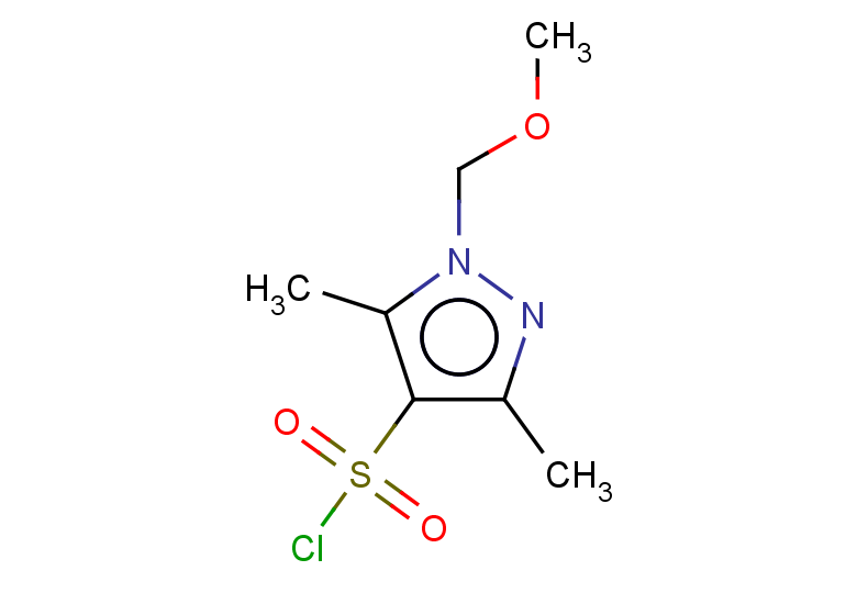1-(methoxymethyl)-3,5-dimethyl-1H-pyrazole-4-sulfonyl chloride