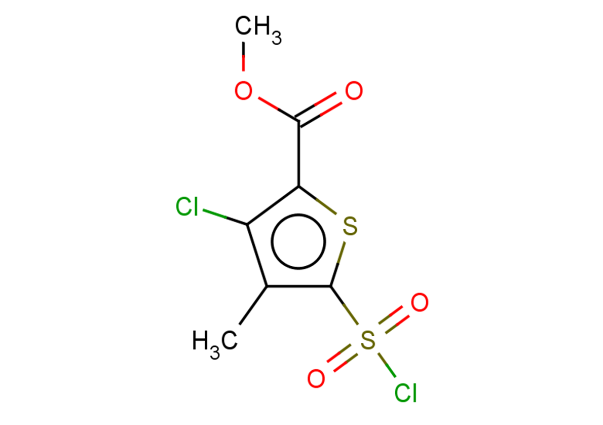 methyl 3-chloro-5-(chlorosulfonyl)-4-methylthiophene-2-carboxylate