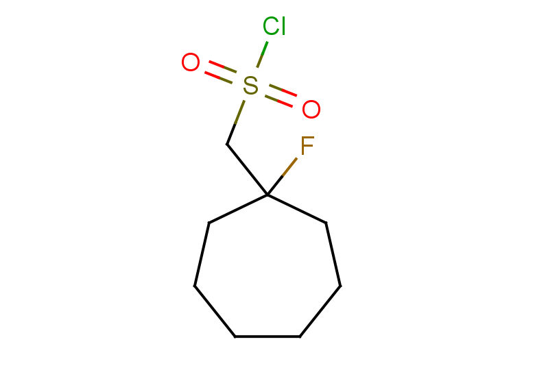 (1-fluorocycloheptyl)methanesulfonyl chloride