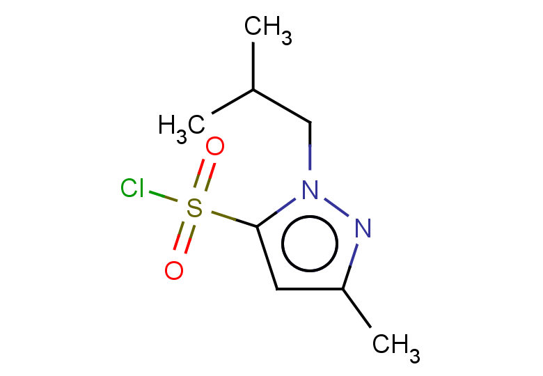 3-methyl-1-(2-methylpropyl)-1H-pyrazole-5-sulfonyl chloride