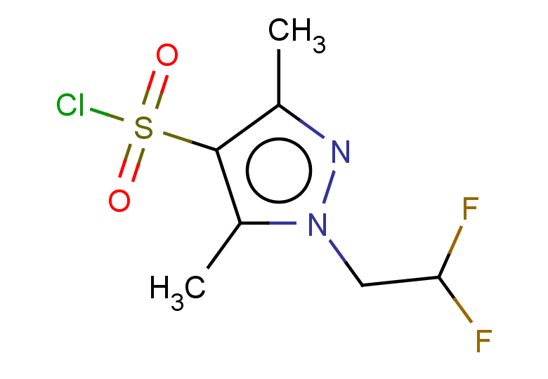 1-(2,2-DIFLUOROETHYL)-3,5-DIMETHYL-1H-PYRAZOLE-4-SULFONYL CHLORIDE
