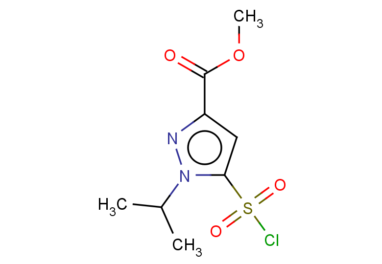 METHYL 5-(CHLOROSULFONYL)-1-ISOPROPYL-1H-PYRAZOLE-3-CARBOXYLATE