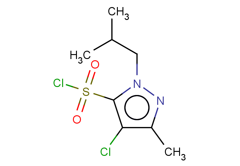 4-CHLORO-1-ISOBUTYL-3-METHYL-1H-PYRAZOLE-5-SULFONYL CHLORIDE