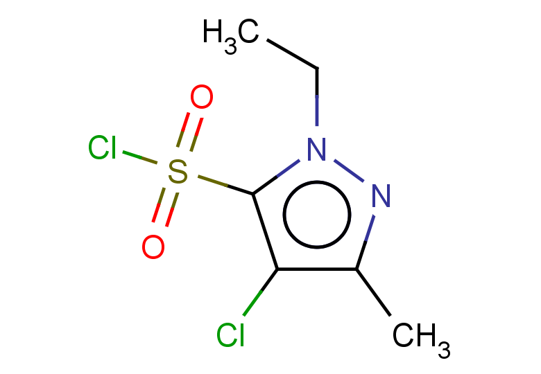 4-CHLORO-1-ETHYL-3-METHYL-1H-PYRAZOLE-5-SULFONYL CHLORIDE