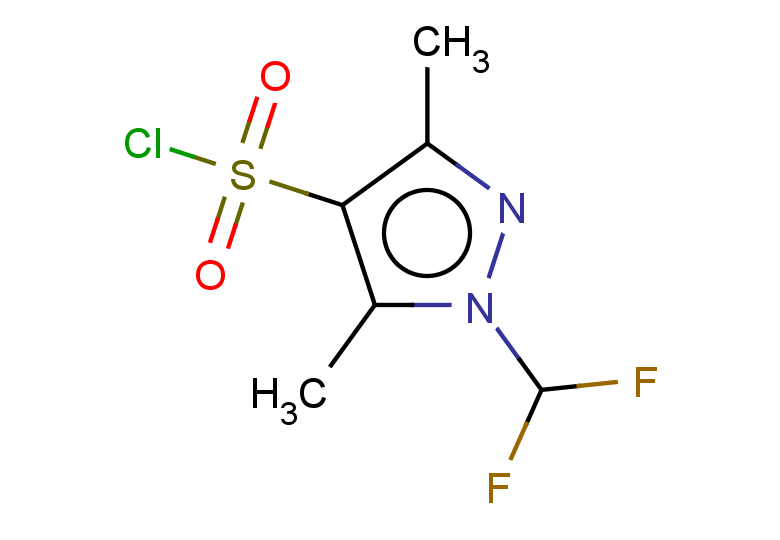 1-(difluoromethyl)-3,5-dimethyl-1H-pyrazole-4-sulfonyl chloride