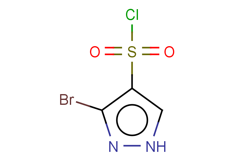 3-bromo-1H-pyrazole-4-sulfonyl chloride